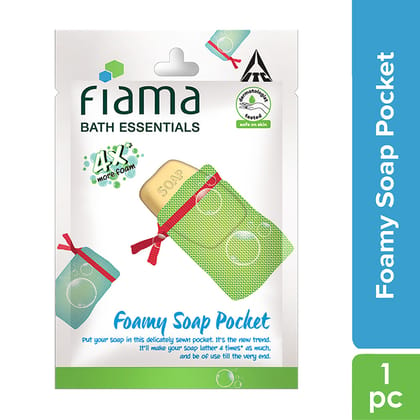 Fiama Bath Essentials Foamy Soap Pocket-Fiama Bath Essentials Foamy Soap Pocket