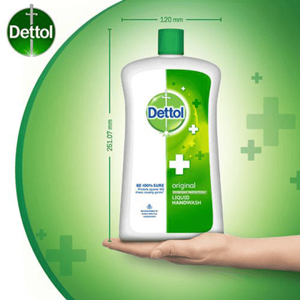 Dettol Original Everyday Protection Liquid Hand Wash, 900 ml Bottle