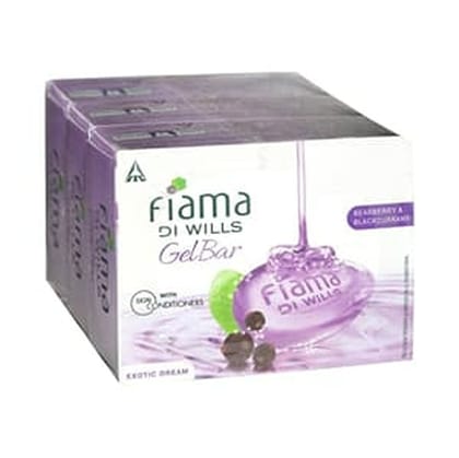 Fiama Blackcurrant And Bearberry Radiant Glow Gel Bar 375 gm