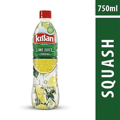 Kissan Lime Juice Cordial, 750 Ml