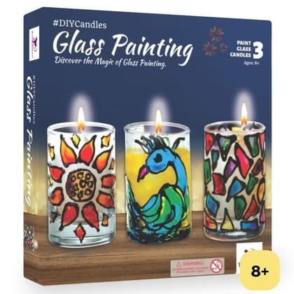 DIY Glass Painting Candle Kit – Create Personalized, Hand-Painted Glass Candles