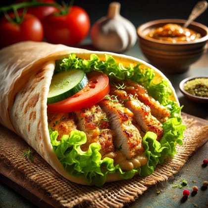 Chicken Plain Shawarma