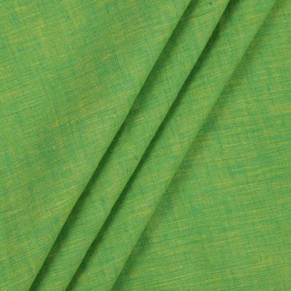 100% Linen, Yarn Dyed, Plain,Pitch Green And Yellow, Men And Women, Unstitched Shirting Or Top Fabric-1 Meter