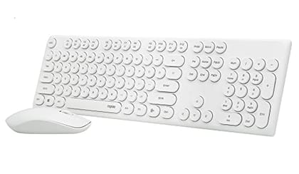 Rapoo X260 Combo Set of Wireless Keyboard & Mouse With Type Writer Key 2.4GHz