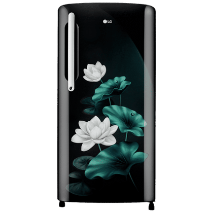 LG 201 Litres 3 Star Direct Cool Single Door Refrigerator with Stabilizer Free Operation GL-B211HELD Emareld Lotus-Emareld Lotus