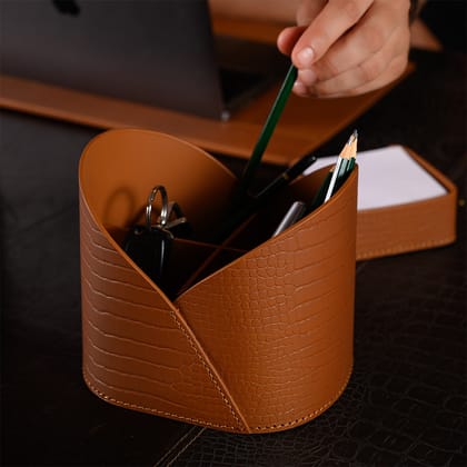 Sterling Multipurpose Desk Caddy Tan-Tan