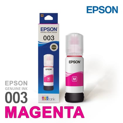 Epson 003 Magenta Genuine Ink Bottle 65 ml-Magenta