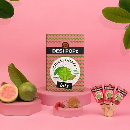 Chilli Guava Popz  Pink Guava Bitz  Jaggery  Hand-made  50 PCS -400 gms-Chilli Guava Popz | Pink Guava Bitz & Jaggery | Hand-made | 50 PCS -400 gms - Default Title