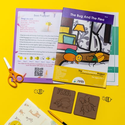 IVEI The Bug and the Flea - Workbook and 2 DIY coasters - 4 to 7 yrs