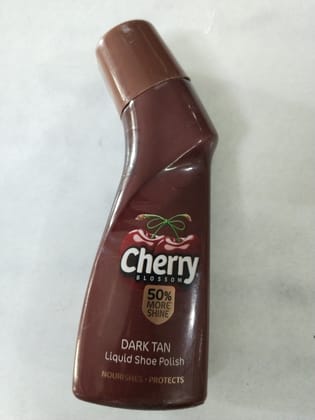 Cherry blossom dark tan liquid shoe polish 