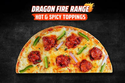 Dragonfire Chicken Semizza (Half Pizza)(Serves 1)