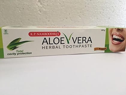 K.p. Namboodiri's Aloe Vera Herbal Tooth Paste, 100g
