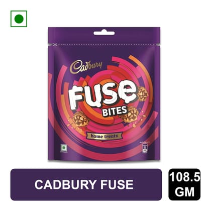 Cadbury Fuse Chocolate Home Treats Bites, 108.5 gm Pack