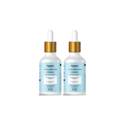 Rejusure 2 Hyaluronic Acid  Vitamin B5 Facial Serum Provides Multi-Level Hydration for Women  Men with Dry  Normal Skin  30ml Pack of 2-Rejusure 2% Hyaluronic Acid + Vitamin B5 Facial Serum Provi