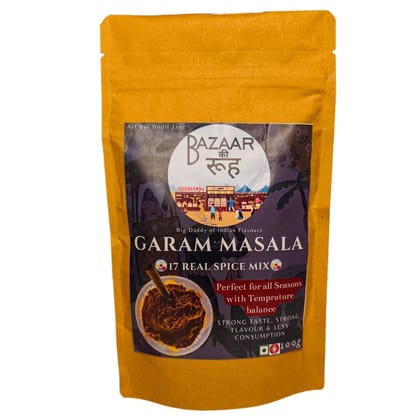 BazaaRooh Homemade Fresh Premium Quality Garam Masala (100 Gms)