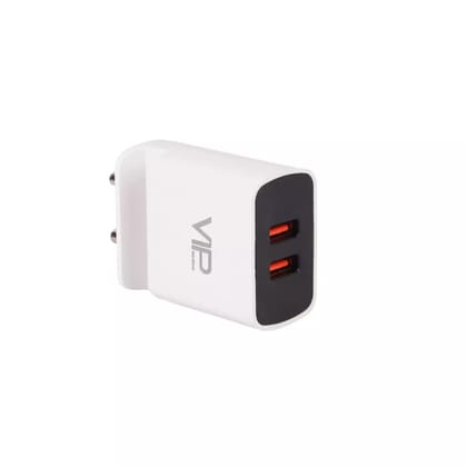 VIP TC-62 4.0 A  DUALPort USB CHARGER WITH MICRO USB Data CABLE(1 mtr Length), Warranty 1 Year