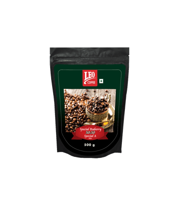 Special Peaberry + Special "A" 50:50 Mix-500 gms / Fine / None