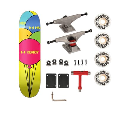 Hearty Pro-Complete Skateboard Pack- Unassembled- 8.0" & 8.25"-Balloons-8.0" x 31.66"