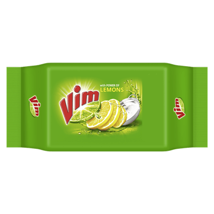 Vim Dishwash Bar - Lemon, 90 G (Pack Of 4)