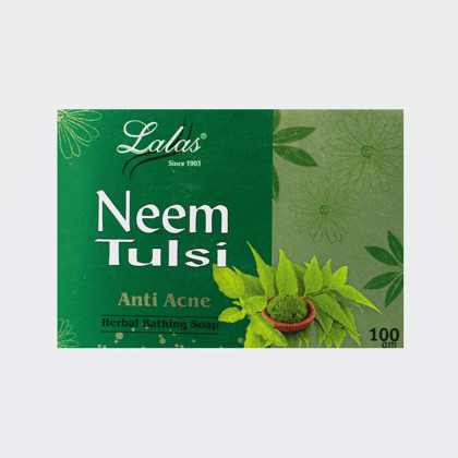 Neem Tulsi Soap (100Gm) - Lala Dawasaz