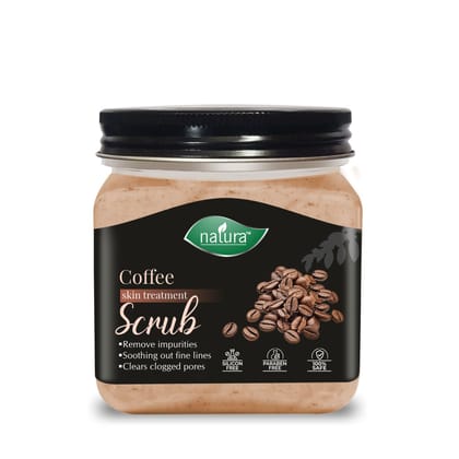 Natura Coffee Scrub for Glowing Skin - Unlock Your Natural Beauty with Powerful Deep Cleansing and Exfoliation