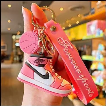 Forever Sports Sneakers Keychains - Pink - Single Piece