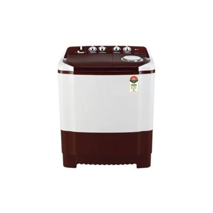 LG 7.5kg 5 Star Semi-Automatic Washing Machine-Burgandy