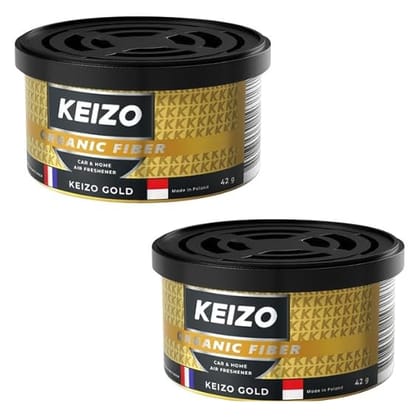 KEIZO Organic Fiber Gold  Pack of 2