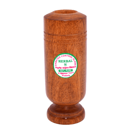 Handcrafted Vijaysar Wooden Tumbler