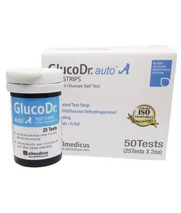 GLUCO DR. AUTO A GLUCO DR. AUTO A 50 STRIPS Expiry March 2024