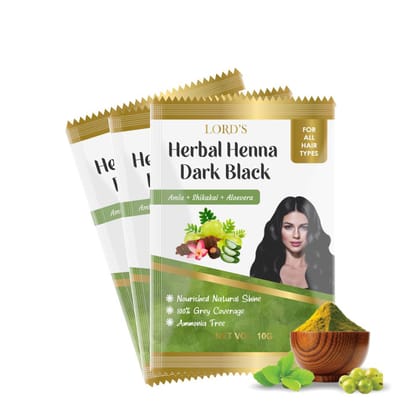 Herbal Henna - Dark Black Pack of 2 (100 gm)