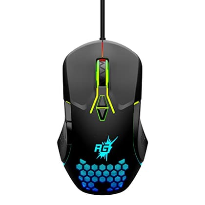 Redgear A-15 Wired Gaming Mouse with Upto 6400 DPI, RGB & Driver Customization for PC(Black)