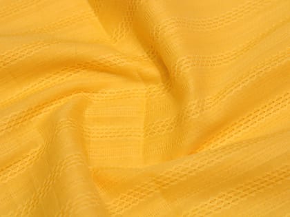 Knitted Woven Cotton Fabric - Fanta Yellow-Per 2.5 Meter