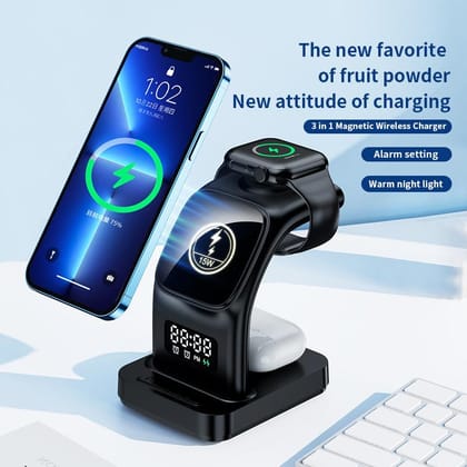 3 in 1 wireless Magnetic Fast charger