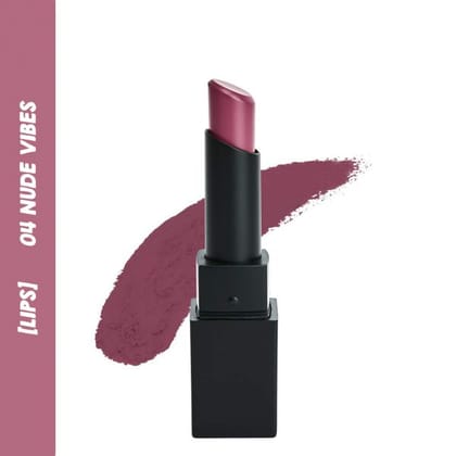 SUGAR Nothing Else Matter Longwear Lipstick - 04 Nude Vibes (3.2g)-04 Nude Vibes / 3.2g