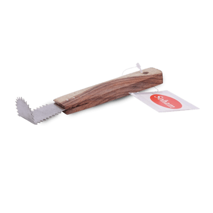 Sohan Wooden Handle Coconut Scrapper, 1 Pc