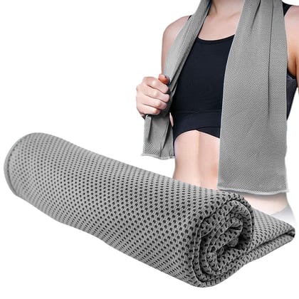 STRAUSS Cooling Towel 80 cm Grey-STRAUSS Cooling Towel, 80 cm, (Grey)