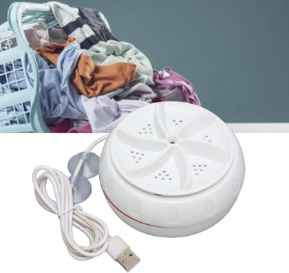 Mini Turbine Washing Machine: Lightweight Turbo Washer with USB Cable for Home, Camping, College and Room Use