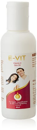 Healthvit Evit Vitamin E Skin Oil for Skin Tone Lightening 60ml-Healthvit Evit Vitamin E Skin Oil for Skin Tone Lightening, 60ml