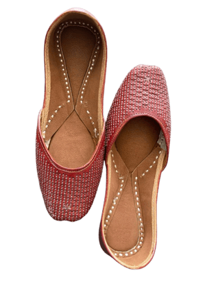 Pure leather Punjabi Traditional Tilla jutti 