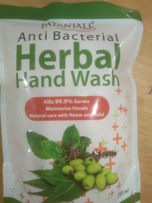 Patanjali Anti bacterial Herbal Hand wash 