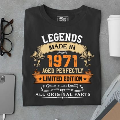 Legends Made in 1971 Limited Edition-Black / S