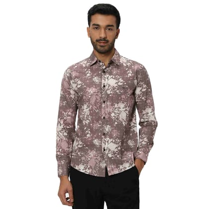 Mufti Pink Floral Print Shirt