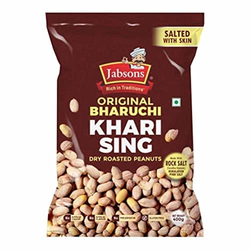 Jabsons Roasted Peanut Khari Sing With Skin 400G