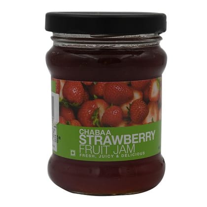 Chabaa Fruit Jam - Strawberry, 240 gm Bottle