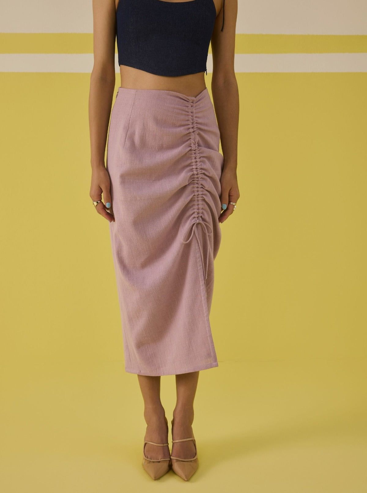 The Sweet Sunshine Handwoven Organic Cotton Skirt-XXS