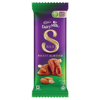 Cadbury Dairy Milk Silk Roast Almond Chocolate, 143 g