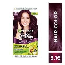 Garnier Color Naturals 3.16 Burgundy Creme Riche Hair Colour 1 packet