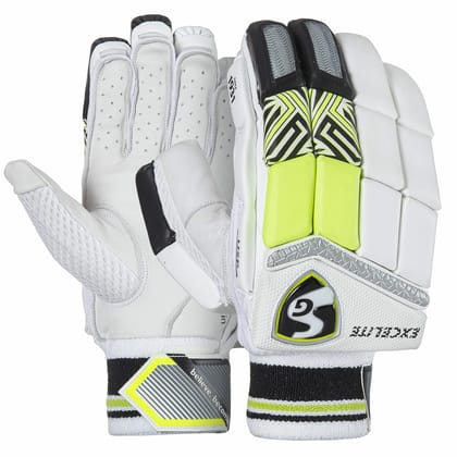 SG Excelite Batting Gloves High Quality Leather Palm (Size - MENS, Packing - 1 pair) by Total Sporting And Fitness Solutions Pvt Ltd