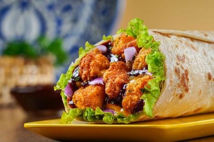 Buldak Chicken Popcorn Korean Wrap (Spicy).